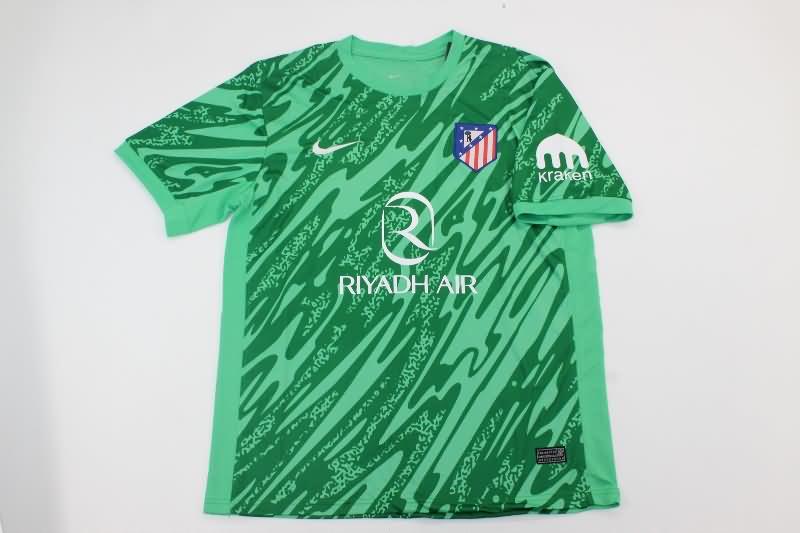 AAA(Thailand) Atletico Madrid 24/25 Goalkeeper Green Soccer Jersey