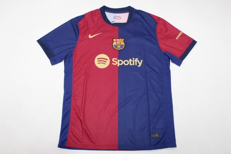 AAA(Thailand) Barcelona 24/25 Home Soccer Jersey Leaked