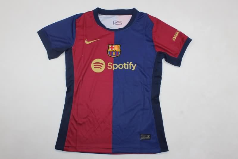 AAA(Thailand) Barcelona 24/25 Home Women Soccer Jersey