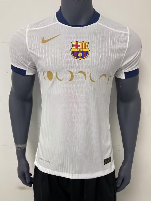 AAA(Thailand) Barcelona 24/25 White Soccer Jersey (Player)