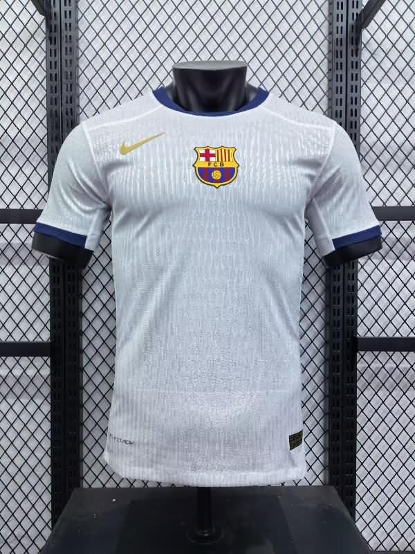 AAA(Thailand) Barcelona 24/25 White Soccer Jersey (Player) 02