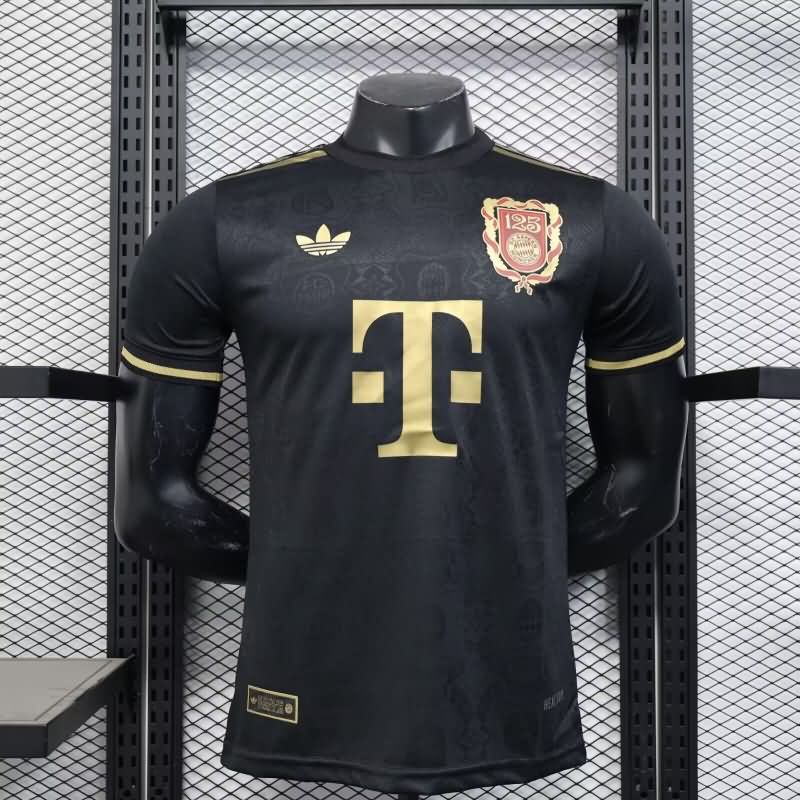 AAA(Thailand) Bayern Munich 125th Anniversary Black Soccer Jersey (Player)