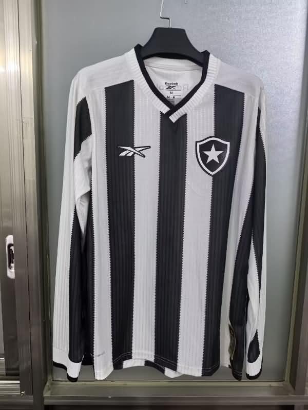 AAA(Thailand) Botafogo 2024 Home Long Sleeve Soccer Jersey