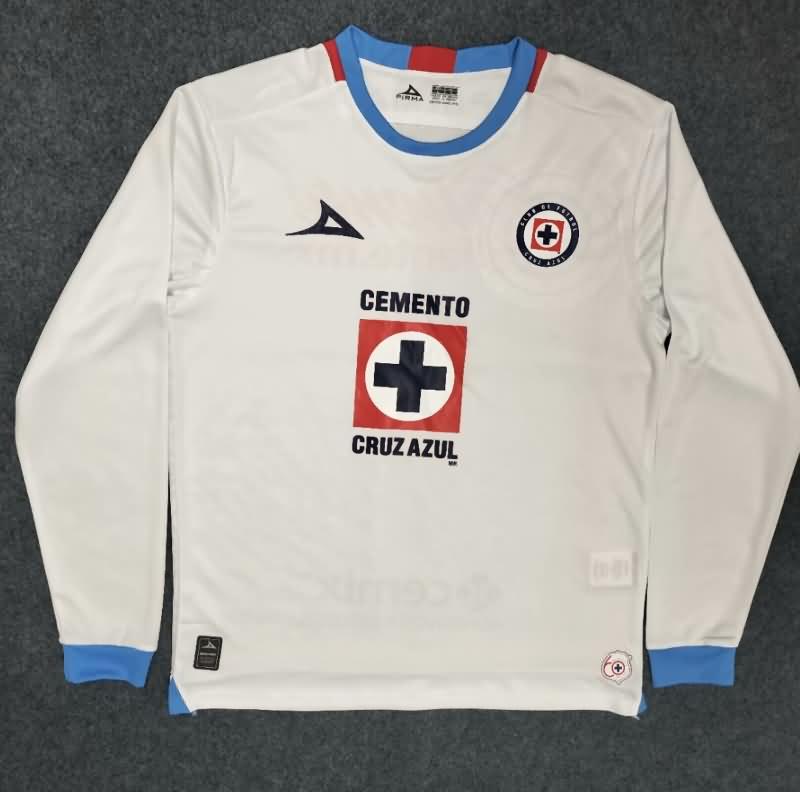 AAA(Thailand) Cruz Azul 24/25 Away Long Sleeve Soccer Jersey