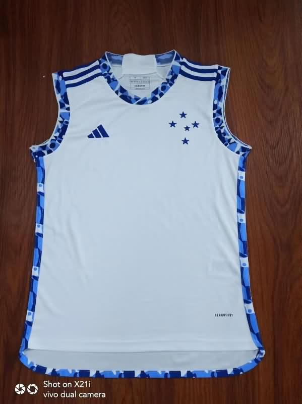 AAA(Thailand) Cruzeiro 2024 Training Vest Soccer Jersey 02