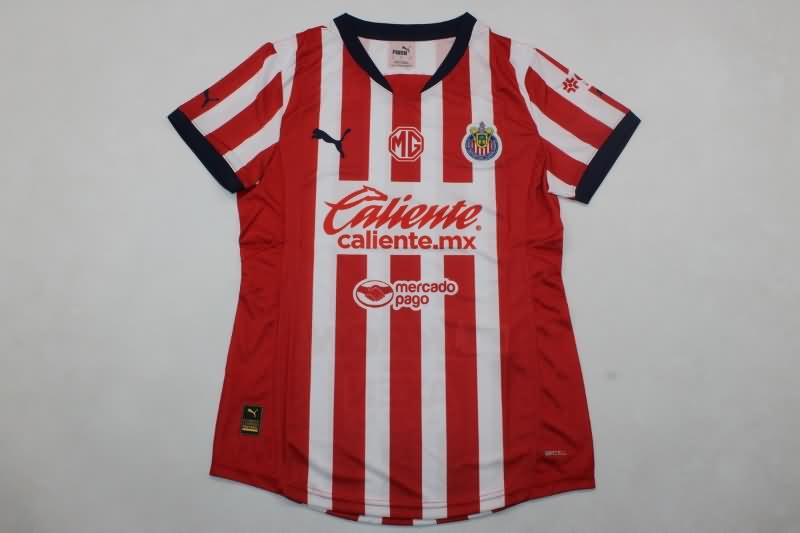 AAA(Thailand) Guadalajara Chivas 24/25 Home Women Soccer Jersey