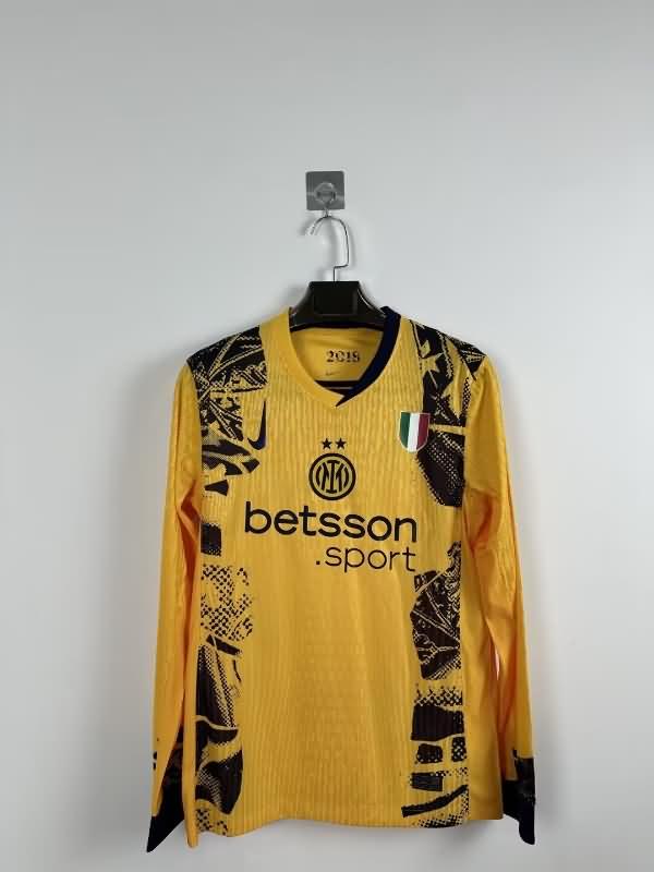 AAA(Thailand) Inter Milan 24/25 Third Long Sleeve Soccer Jersey