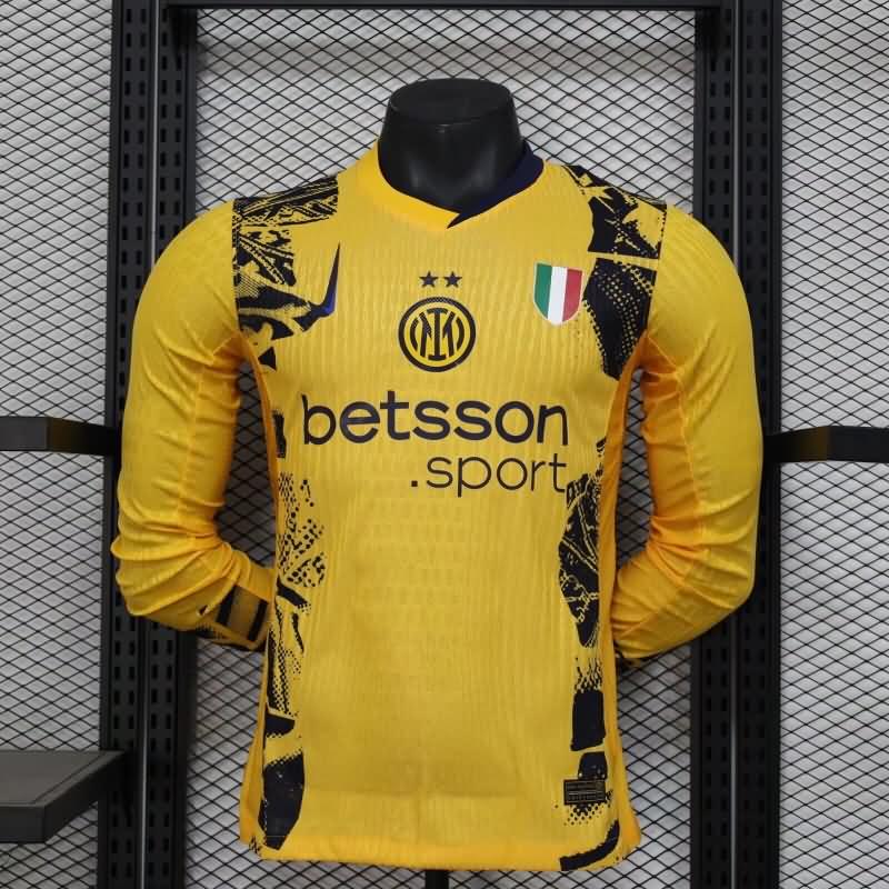 AAA(Thailand) Inter Milan 24/25 Third Long Sleeve Soccer Jersey (Player)