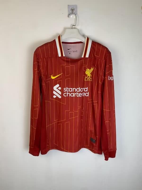 AAA(Thailand) Liverpool 24/25 Home Long Sleeve Soccer Jersey