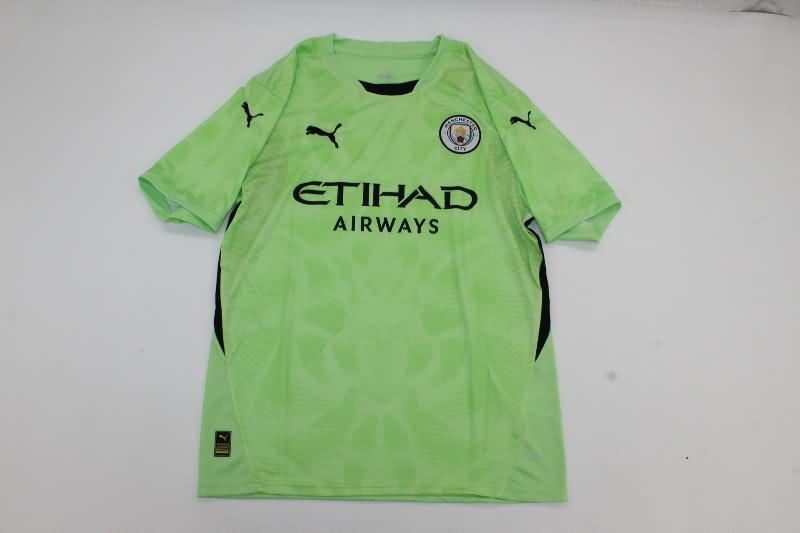 AAA(Thailand) Manchester City 24/25 Goalkeeper Green Soccer Jersey