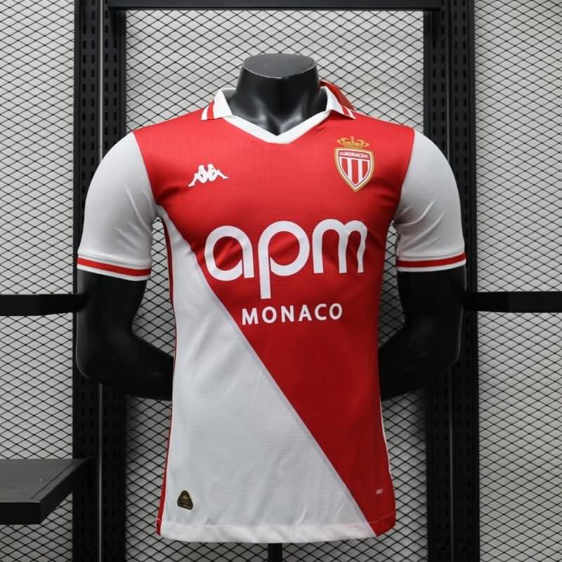 AAA(Thailand) Monaco 24/25 Home Soccer Jersey (Player)