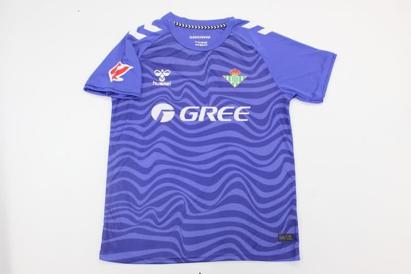 AAA(Thailand) Real Betis 24/25 Goalkeeper Blue Soccer Jersey