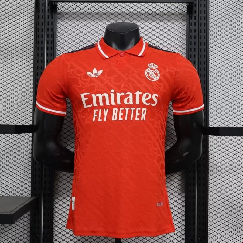 AAA(Thailand) Real Madrid 24/25 Red Soccer Jersey (Player)