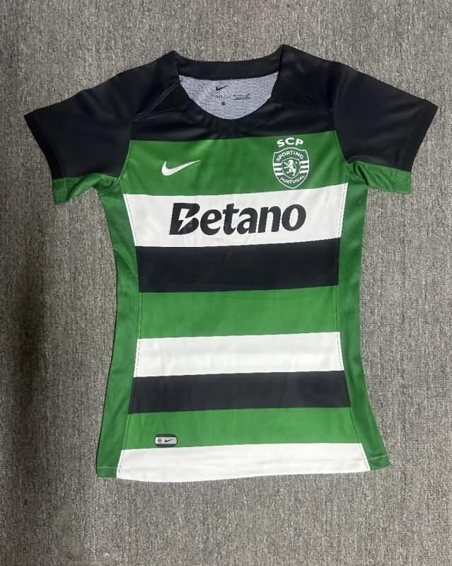 AAA(Thailand) Sporting Lisbon 24/25 Home Women Soccer Jersey