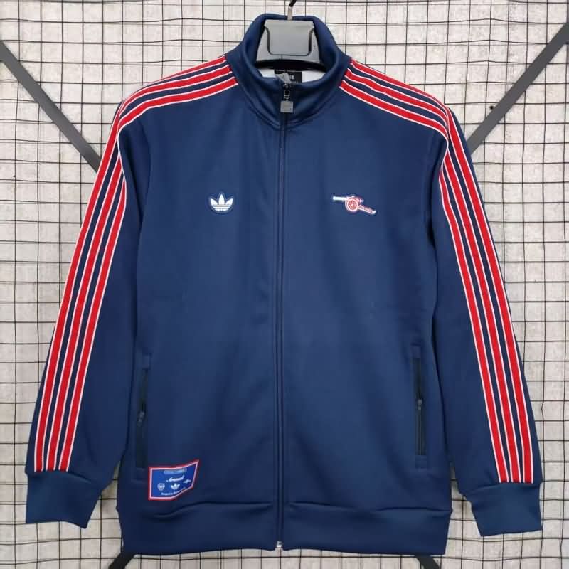 AAA(Thailand) Arsenal 24/25 Dark Blue Soccer Jacket