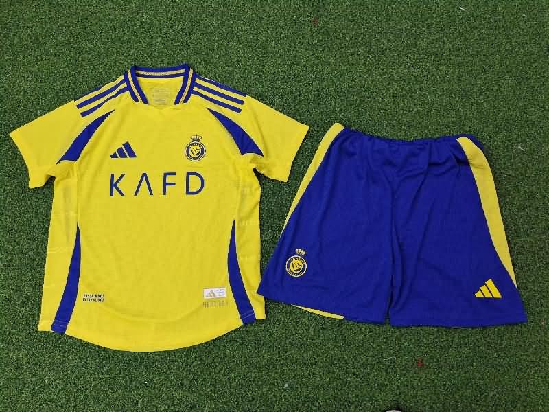 Al Nassr FC 24/25 Kids Home Soccer Jersey And Shorts (Player)