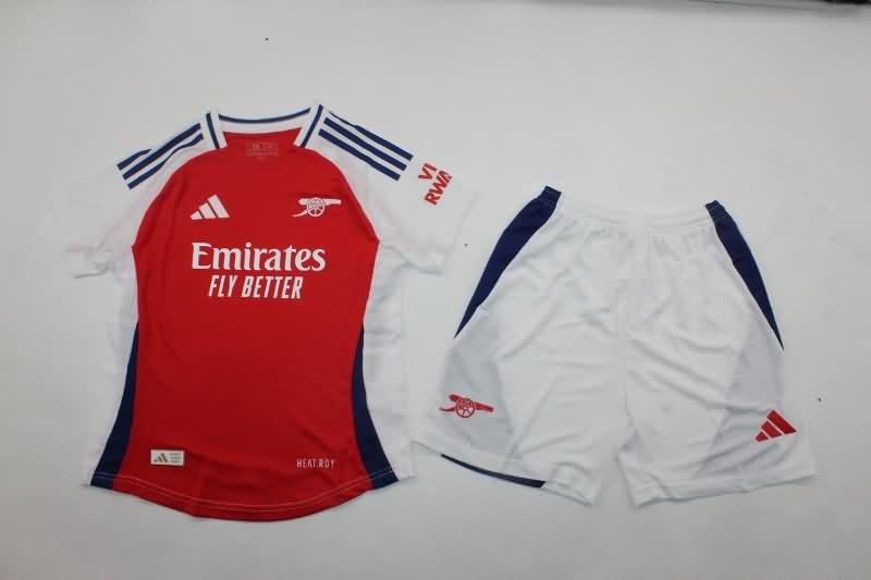 Arsenal 24/25 Kids Home Soccer Jersey And Shorts (Player)