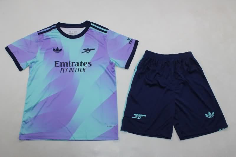 Arsenal 24/25 Kids Third Soccer Jersey And Shorts