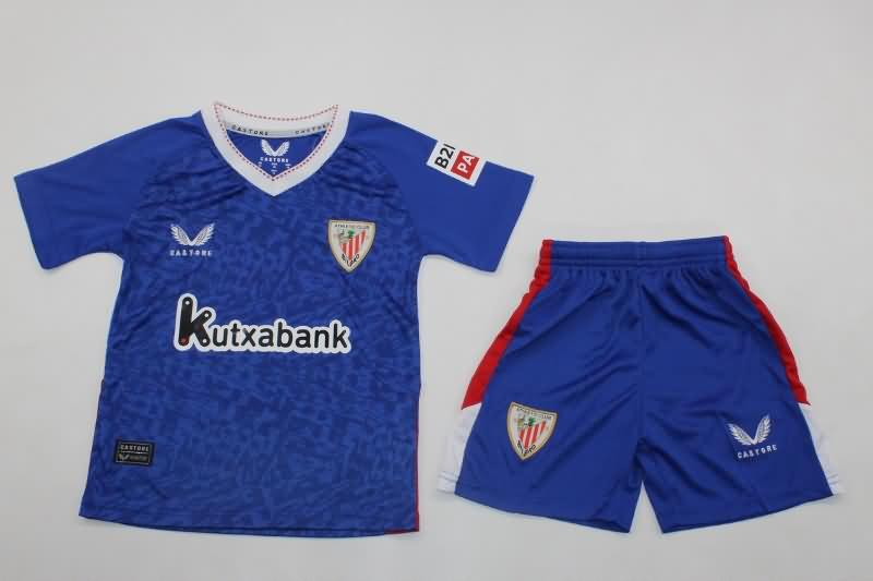 Athletic Bilbao 24/25 Kids Away Soccer Jersey And Shorts