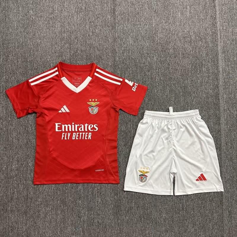 Benfica 24/25 Kids Home Soccer Jersey And Shorts