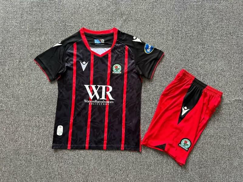 Blackburn 24/25 Kids Away Soccer Jersey And Shorts