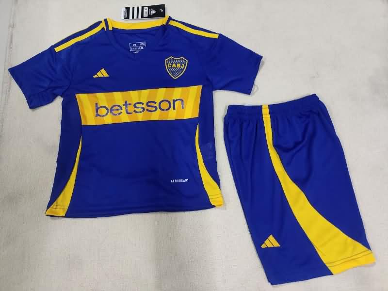 Boca Juniors 24/25 Kids Home Soccer Jersey And Shorts