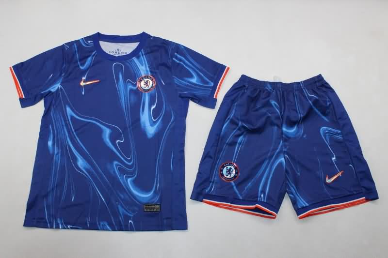 Chelsea 24/25 Kids Home Soccer Jersey And Shorts