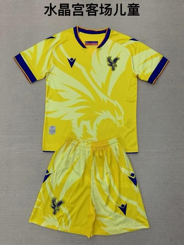 Crystal Palace 24/25 Kids Away Soccer Jersey And Shorts