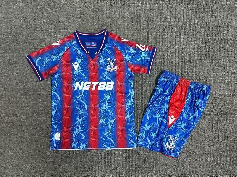 Crystal Palace 24/25 Kids Home Soccer Jersey And Shorts