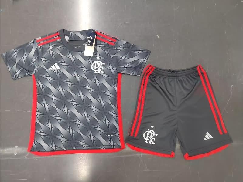 Flamengo 2024 Kids Third Soccer Jersey And Shorts