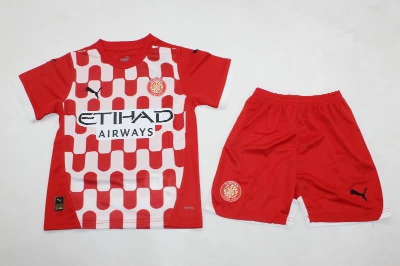 Girona 24/25 Kids Home Soccer Jersey And Shorts