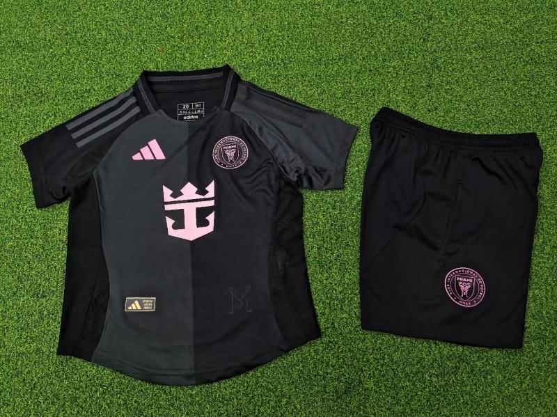 Inter Miami 2025 Kids Away Soccer Jersey And Shorts (Player)