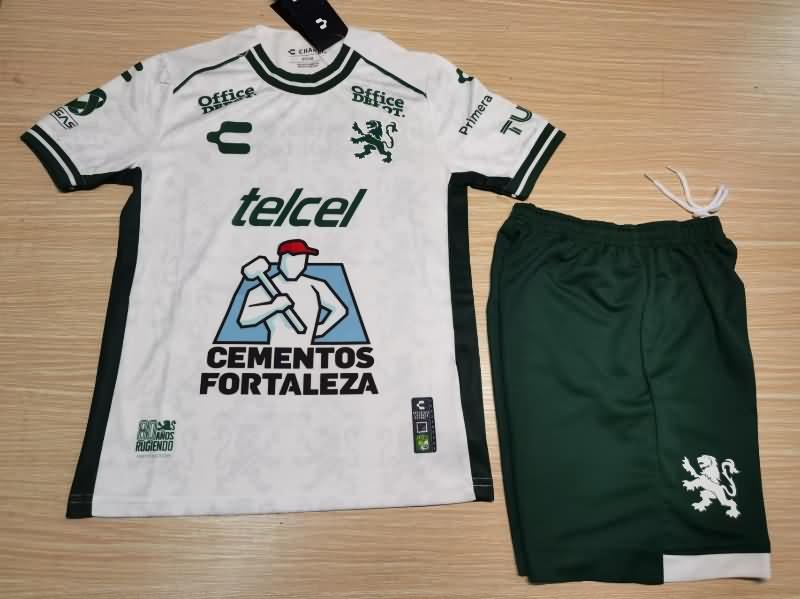 Leon 24/25 Kids Away Soccer Jersey And Shorts