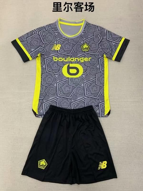 Lille 24/25 Kids Third Soccer Jersey And Shorts