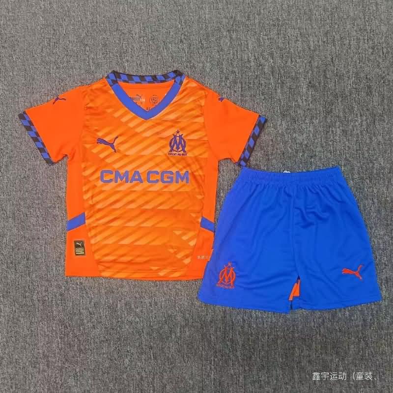 Marseilles 24/25 Kids Third Soccer Jersey And Shorts