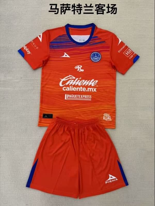 Mazatlan 24/25 Kids Away Soccer Jersey And Shorts