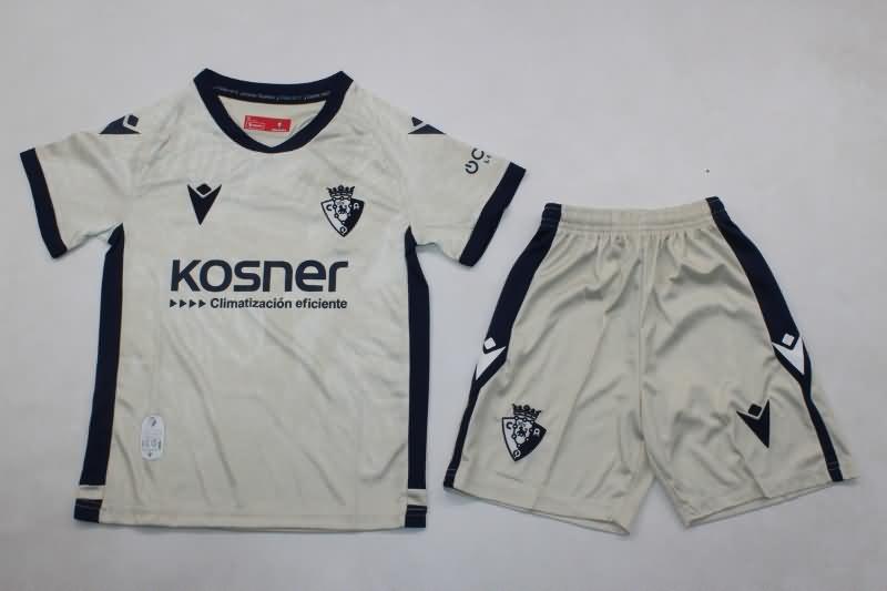 Osasuna 24/25 Kids Away Soccer Jersey And Shorts