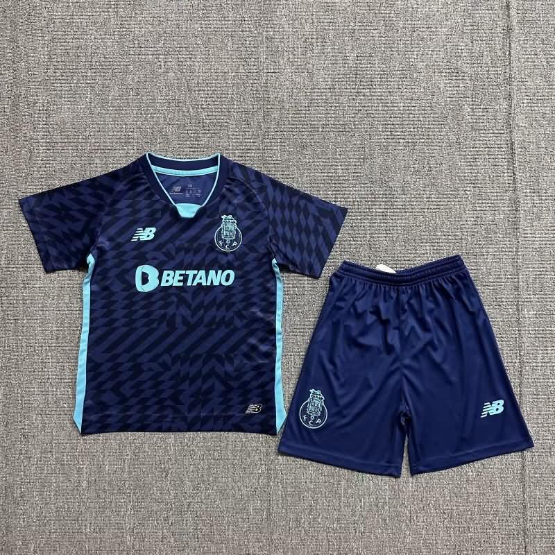 Porto 24/25 Kids Third Soccer Jersey And Shorts