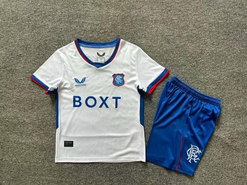 Rangers 24/25 Kids Away Soccer Jersey And Shorts