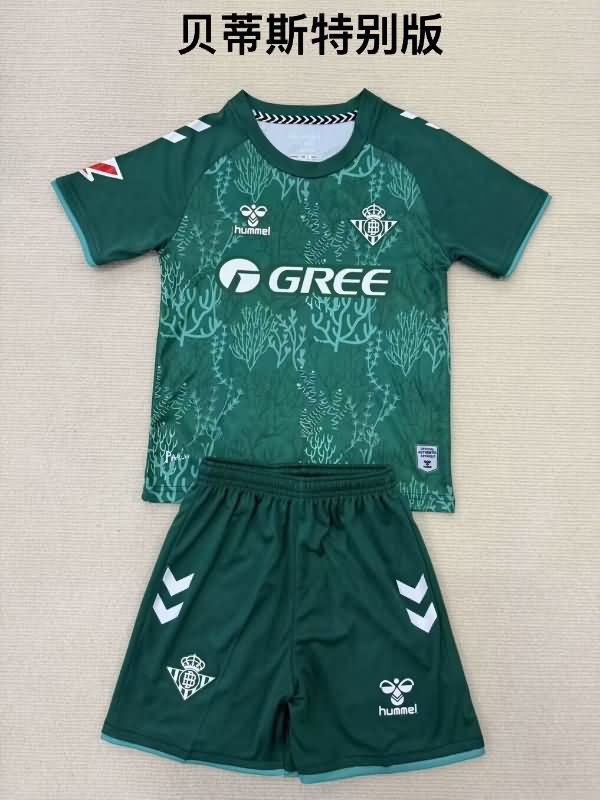 Real Betis 24/25 Kids Special Soccer Jersey And Shorts