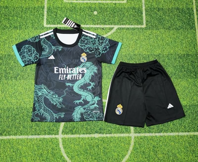 Real Madrid 24/25 Kids Special Soccer Jersey And Shorts 05