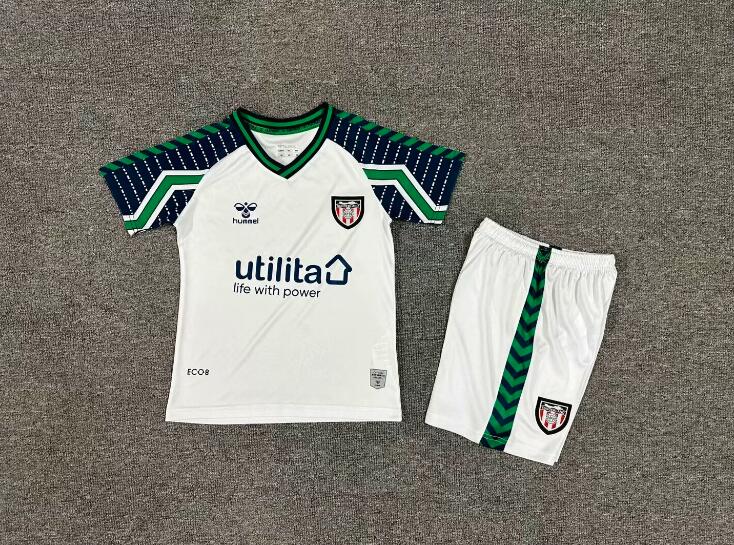 Sunderland 24/25 Kids Away Soccer Jersey And Shorts