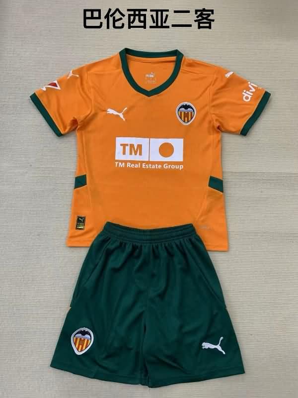 Valencia 24/25 Kids Third Soccer Jersey And Shorts