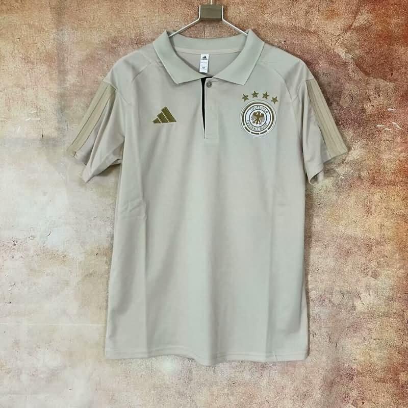 AAA(Thailand) Germany 2024 Grey Polo Soccer T-Shirt