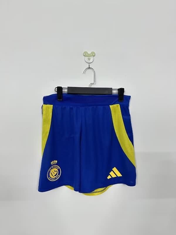 AAA(Thailand) Al Nassr FC 24/25 Home Soccer Shorts (Player)