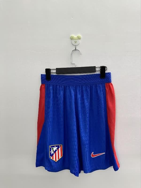 AAA(Thailand) Atletico Madrid 24/25 Home Soccer Shorts (Player)