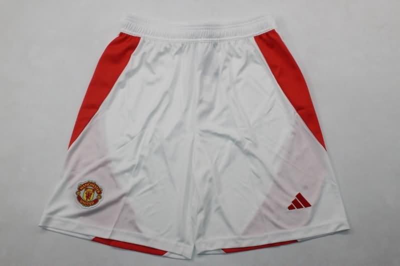 AAA(Thailand) Manchester United 24/25 Home Soccer Shorts