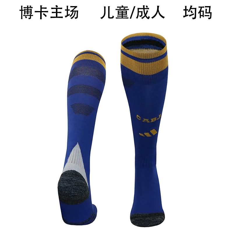 AAA(Thailand) Boca Juniors 24/25 Home Soccer Socks