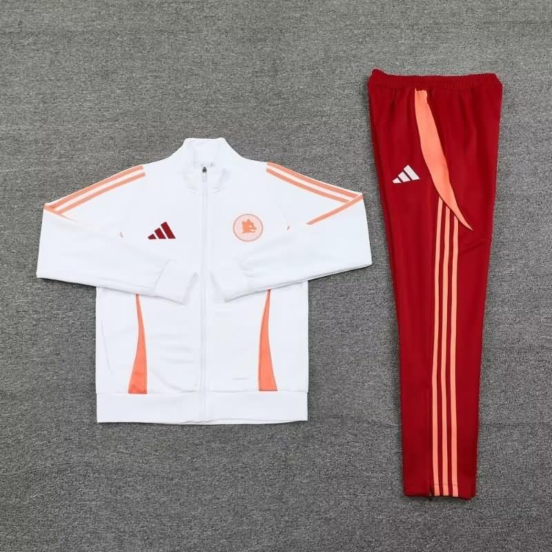 AAA(Thailand) AS Roma 24/25 White Soccer Tracksuit