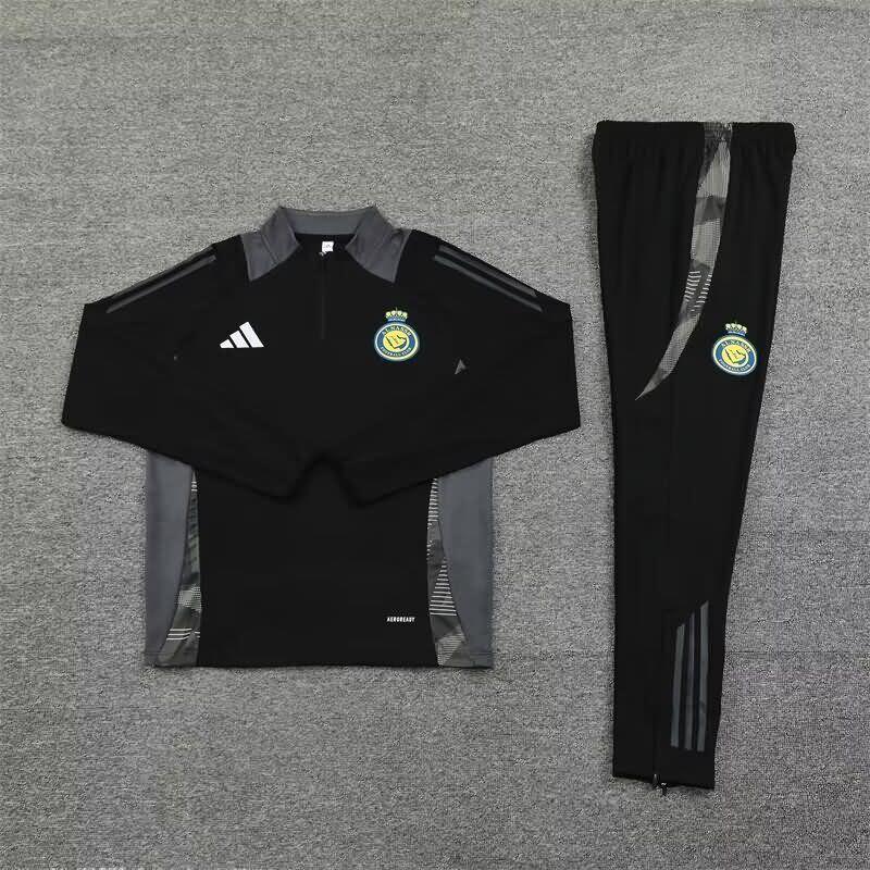 AAA(Thailand) Al Nassr FC 24/25 Black Soccer Tracksuit